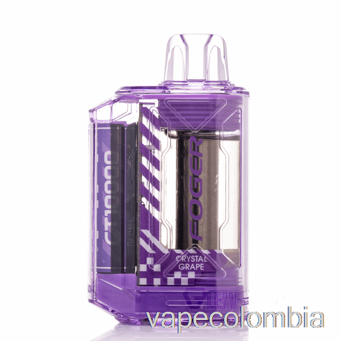 Vape Recargable Foger Ct10000 Uva De Cristal Desechable